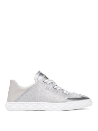 Jimmy Choo London Diamond Light Leather Sneakers