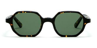 L.G.R Zanzibar 5442 Mens Sunglasses Tortoiseshell Size 46