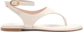 Stuart Weitzman Marley Sandal - Dames - Sandalen - Beige - 38 EU - Leer - Schoenen