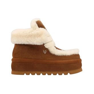 Naked Wolfe Botas Bambi de Ante y Piel de Borrego - Shoes - Mujer - Marr&oacute;n - 37 EU