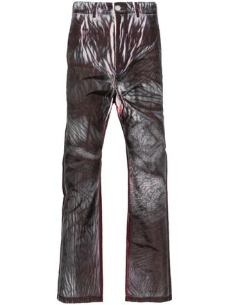 Kanghyuk Pantaloni con cavallo basso - Nero