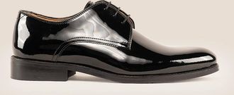 Oswin Hyde Mens Edison Black Patent - Size: 10