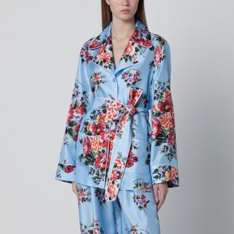 Dolce & Gabbana Vanity silk twill shirt with floral print