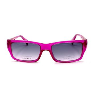 Alain Mikli Purple A0641 Bold Rectangular Sunglasses