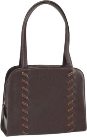 Saint Laurent Pre-owned Handbags, female, Brown, Size: ONE SIZE Pre-owned Leather Handbag