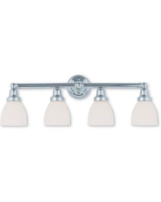 Livex Lighting Livex Classic 4-Light Polished Chrome Bath-Light