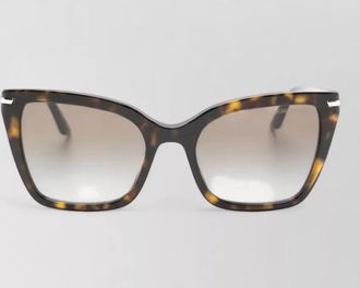 Emporio Armani sunglasses geometric frame square shape metal detail