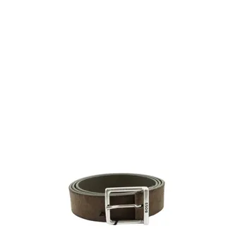 HUGO BOSS Accessoires, Heren, Groen, 100 CM, Su&egrave;de, Rudy Su&egrave;de Riem