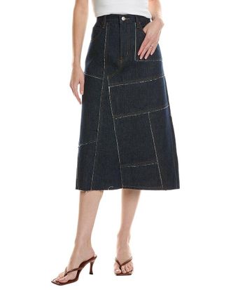Frame Denim Frame Denim The Patchwork Midi Skirt