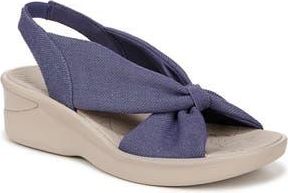 Bzees Serenade Slingback Wedge Sandal in Blue at Nordstrom Rack, Size 7.5