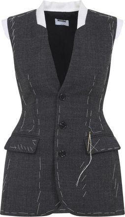 Moschino Grey Wool Vest