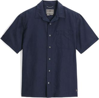 Royal Robbins Desert Pucker Button-Up Shirt in Naval at Nordstrom, Size Xx-Large