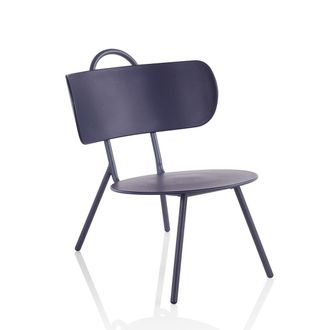 TFT Home Furniture Poltroncina FLERS blu