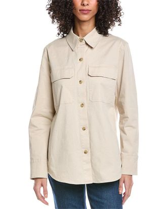 Vince Washed Shirt Jacket