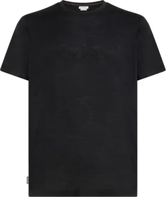Icebreaker Merino 150 Tech Lite S/S Tee Ib Stitchline Merinoshirt f&uuml;r Herren | schwarz