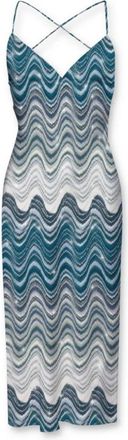MC2 Saint Barth Rachel Sea Wave 59 - Dames - Casual kleedjes - Veelkleurig - S - Kleedjes