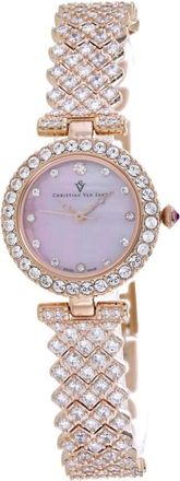 Christian Van Sant Romana Pink Dial Ladies Watch CV2954