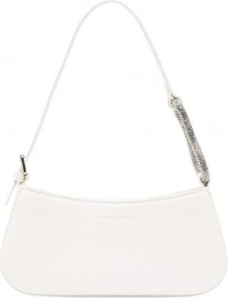 Chiara Ferragni Ecopelle Schoudertas met Logo Lettering - Dames - Schoudertassen - Wit - ONE Size - Leer - Tassen