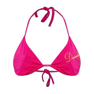 Dsquared2 Bikinis, female, Pink, Size: 2XS Triangle Bikini Top