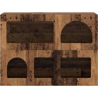 vidaXL Sideboard Old Wood 80.5 x 35 x 59 cm Engineered Wood vidaXL