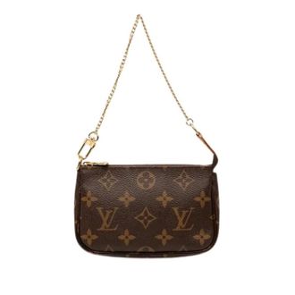 Louis Vuitton Pre-owned Mini Pochette Accessoires - Dames - Vintage Mini Tas - Bruin - ONE Size - Vintage