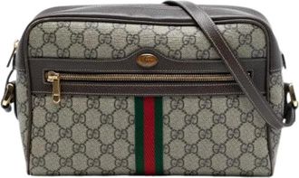 Gucci Pre-owned Cross Body Bags, female, Beige, Size: ONE SIZE Pre-owned Vintage Crossbody Bag