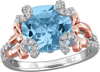 Rina Limor Silver 6.09 Ct. Tw. Topaz Ring