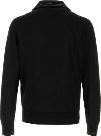 Dolce & Gabbana Nero Exterior: Silk Polo T-shirts And Polos