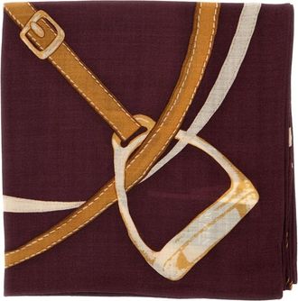 Ralph Lauren Vierkante Sjaal - Dames - Zijden sjaals - Paars - ONE Size - Accessoires
