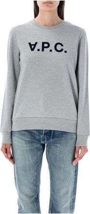 A.P.C. Viva Sweatshirt - Dames - Sweatshirts - Grijs - M - Katoen - Hoodies & sweatvesten