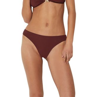 Reiss Johannah Bikini Bottoms in Rhubarb Red at Nordstrom, Size 12 Us