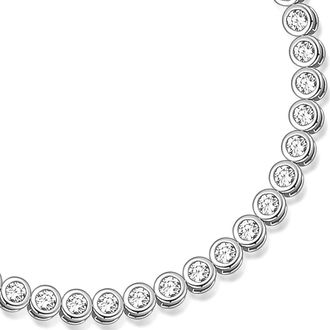 Liv Oliver 18K Gold Radiant-cut Eternity Tennis Bracelet