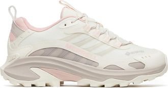 Merrell Wanderschuh MERRELL MOAB SPEED 2 GTX, Damen, Gr. 38,5, marble pink, Synthetik, Schuhe Wanderschuh, wasserdicht, mit Vibram Sohle