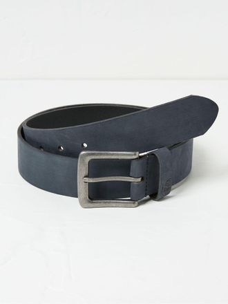 Fat Face FatFace Nubuck Blue Leather Belt