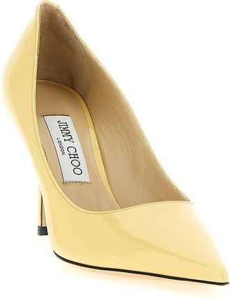 Jimmy Choo London Womens Pumps Yellow Bicolor