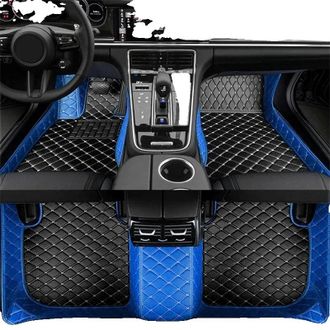 OEM Tappetini Per Auto, In Pregiata Pelle Pu, Impermeabili E Antimacchia, Set Di 3 Tappetini - 18