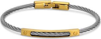 Eye Candy Los Angeles Mens Charles Bracelet in Silver at Nordstrom Rack