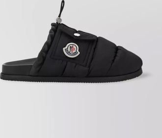 Moncler fusion mules quilted detail