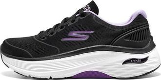 Skechers (WMNS) Skechers Max Cushioning Arch Fit Black Purple White 128923-BKLV