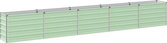 vidaXL Cama De Jard&iacute;n Elevada Verde Pastel 400 X 40 X 55 Cm Vidaxl