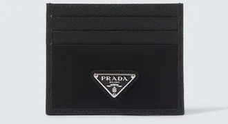 Prada Re-Nylon and Saffiano leather card holder
