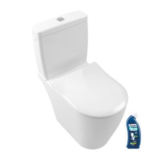 Villeroy & Boch Villeroy&boch - Villeroy Et Boch Avento Inodoro Independiente Sin Borde Con Asiento + Limpiador