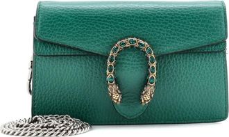 Gucci Dionysus Bag Leather Super Mini clutch bag - Groen