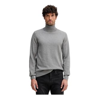 Geox Cashmere-blend Turtleneck - Heren - Coltruien - Grijs - S - Katoen - Truien & Vesten