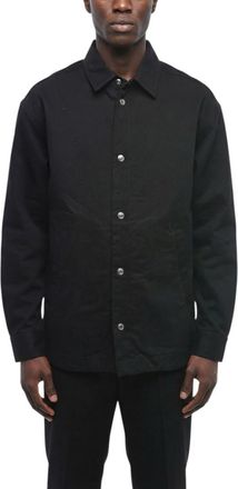 Dsquared2 Black Solid Denim Jacket