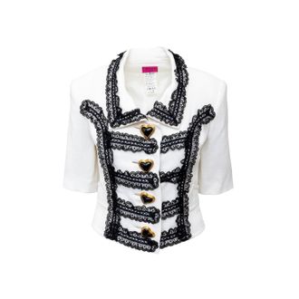 Christian Lacroix Christian Lacroix Gekantelde Jas - 90s