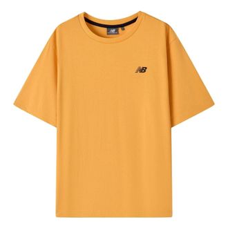 New Balance Logo Print Athletic T-Shirt Asia Sizing Yellow NCNE92S013-YW