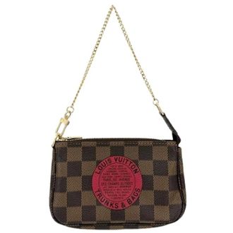 Louis Vuitton Pre-owned Pouch - Dames - Pre-owned - Bruin - Maat: ONE Size