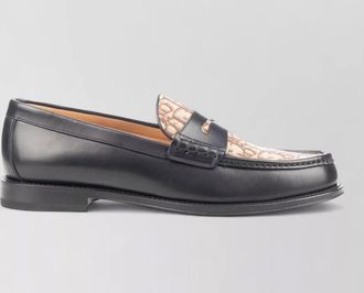 Dior leather loafers