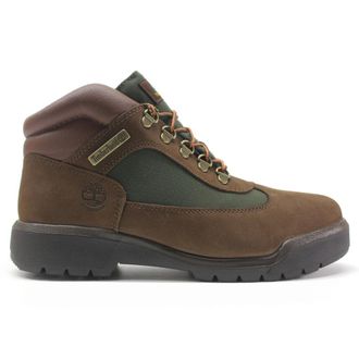 Timberland Field Boot WP Nubuck Mens Lace Up Boots - Dark Brown - Size:UK 10.5